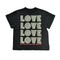 【ニードルワークス】30/-天竺LOVE Tシャツ |1size~2size|2125311W